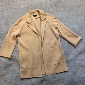 J. Crew sweater blazer, camel, xs